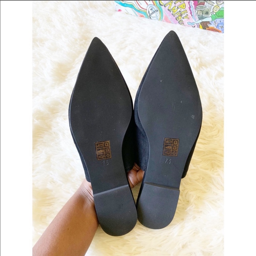 New Jeffrey Campbell Charly suede bow slides size 7.5 - Picture 5 of 5